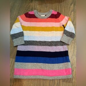 Baby gap stripe sweater dress 12-18 months